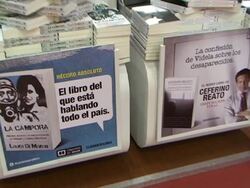 Falklands publishing boom arrives to the book fair Stock Footage