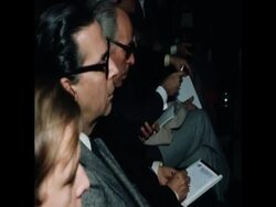 UPITN 1 1 75 :  JUSTICE MINISTER PRESS CONFERENCE ON GREEK CONSTITUTION News Clip