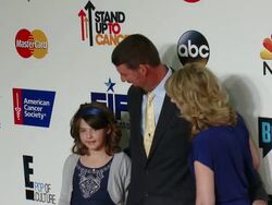 Emily Whitehead at Stand Up To Cancer 2014 Stock Footage