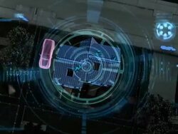 scanning satellite view Stock Footage