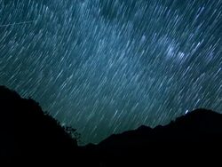 Time-lapse of stars in the sky Stock Footage
