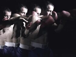 HD SUPER SLOW MO: Composite Shot Of Boxing Stock Footage