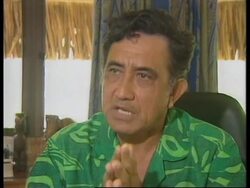 TAHITI: INDEPENDENCE LEADER OSCAR TEMARU PRESS CONFERENCE News Clip