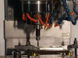 CNC forming machine Stock Footage