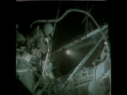 SYND 21 5 73 SKYLAB PRACTICE FOR REPAIR WORK ON DAMAGED SOLAR SHIELD Instructional Video