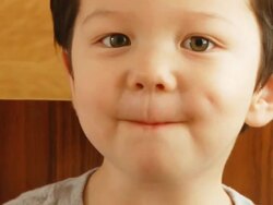 Boy Eats Chocolate V.3 (HD) Stock Footage