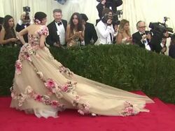 Tabitha Simmons - 'Charles James: Beyond Fashion' Costume Institute Gala - Arrivals Stock Footage