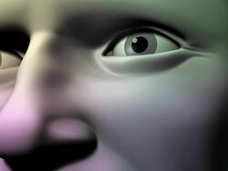 Close-up of Man's Face Stock Footage