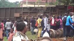 CLEAN : 53 killed in Cameroon train derailment: state radio News Clip