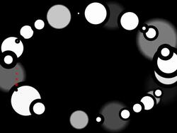 ELLIPSE : black back (LOOP) Stock Footage