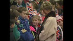 Princess Diana visits Hohne Army Base in Germany News Clip