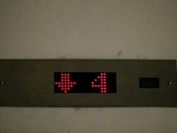 Elevator number Stock Footage