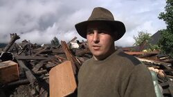 Village half buried in mud after landslide News Clip