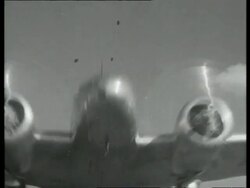 Montage of aeroplanes made from British steel, UK 1939 Stock Footage