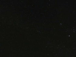 WS T/L View of Stars Movement at Nikko National Park / Nikko, Tochigi Prefecture, Japan Stock Footage