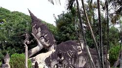 Buddha Park Stock Footage