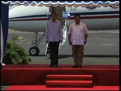 Central America leaders meet to discuss the economic crisis in Latin America News Clip