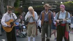 Disneyland Park at Anaheim, CA Stock Footage