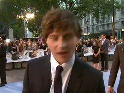 INTERVIEW Augustus Prew on his humorous character at the The Death and Life of Charlie St Cloud UK Premiere at London England. (Footage by WireImage Video/GettyImages) Stock Footage