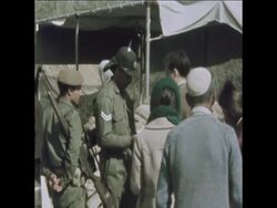 SYND05/02/71 GENERAL SCENES ALLENBY BRIDGE AND TEL AVIV News Clip