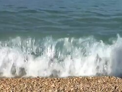 HD: Walk On The Beach Stock Footage