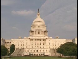 MS, TD, USA, Washington, D.C., United States Capitol Stock Footage
