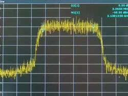 schedule of radio frequency spectrum Stock Footage