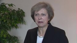 Theresa May speaking after Nice terror attacks News Clip