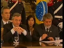 Brazilian president on visit News Clip