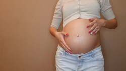 proud of her condition Stock Footage