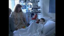 Princess Diana visits pediatric ward at St Mary's Hospital News Clip