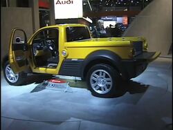 2002 Dodge M80 concept truck montage Stock Footage