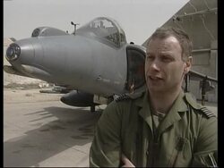 British troops building a bridge, RAF facility News Clip