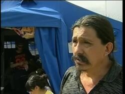 Peru nationals made homeless by quake, mass celebrated News Clip