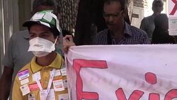 CLEAN : HIV patients in Venezuela protest for lack of medication News Clip