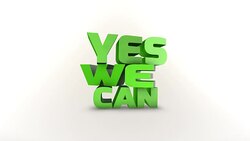 yes we can Stock Footage