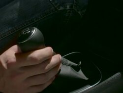 The gearshift Stock Footage