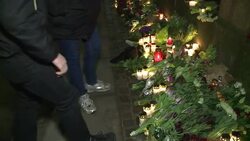 CLEAN : Nighttime vigil for victims of Copenhagen shooting News Clip