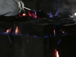 Metal industry-Molten Steel Stock Footage