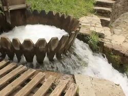 Retro washing machine Stock Footage