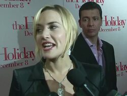 'The Holiday' Premiere Stock Footage
