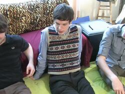 Friendly Fires Interview (clip 5) Stock Footage