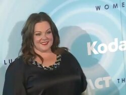 Melissa McCarthy at the 2011 Women In Film Crystal + Lucy Awards Sponsored By Pandora And Max Mara at Beverly Hills CA. (Footage by WireImage Video/Getty Images Entertainment Video) Stock Footage