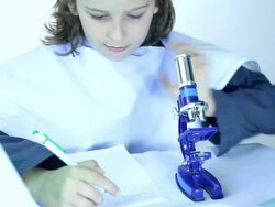Young Scientist Stock Footage