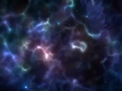 Journey through interstellar clouds Stock Footage