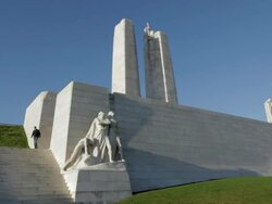 SHADOWS OF WAR: The Canadian National Vimy Memorial Stock Footage