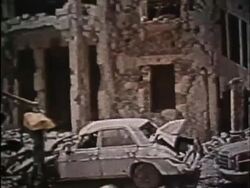 Israel-PLO war in 1981 Stock Footage