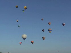 Hot Air balloons Stock Footage