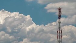 Communications Tower. Stock Footage