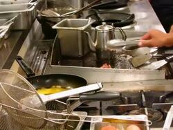 Steaks on barbecue cooking Stock Footage